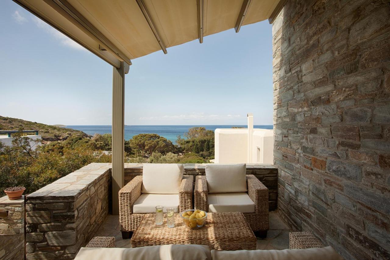 Aithra -Agios Petros Andros Villa Gavrio Eksteriør billede